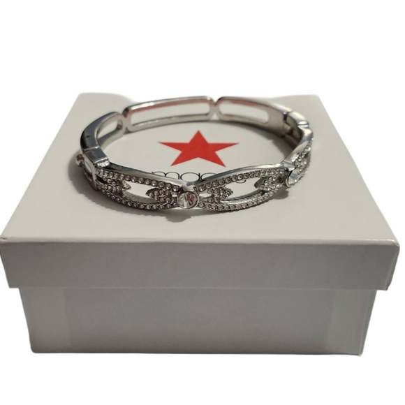 Macy's  Bangle   Bracelet  New in box Never worn  Silver-tone - Picture 2 of 13